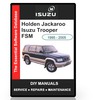 Thumbnail Isuzu Trooper Holden Jackaroo Workshop Manual 