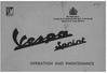 Thumbnail Douglas Vespa Sprint Operation and Maintenance Manual Thumbnail Douglas Vespa Sprint Operation and Maintenance Manual