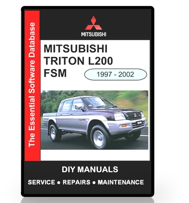 Product picture Mitsubishi Triton L200 Workshop Manual 