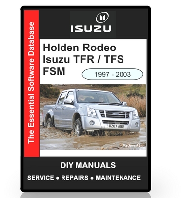 Product picture Isuzu Workshop Manual  Holden Rodeo Workshop Manual  97-2003