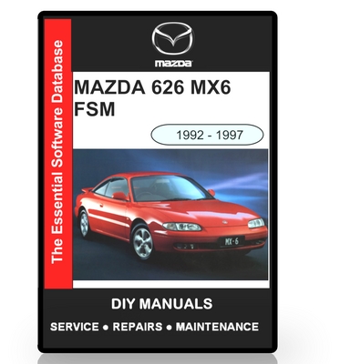 Product picture Mazda 626 MX6 Workshop Manual 1992 - 1997