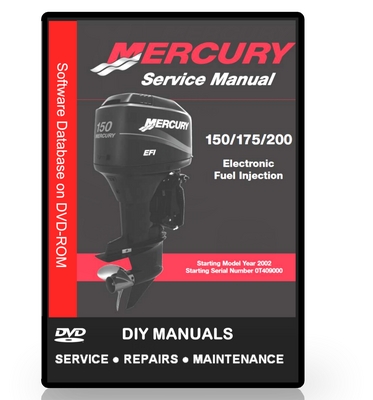 Product picture Mercury Outboard Workshop Manual 150  175  200hp EFi
