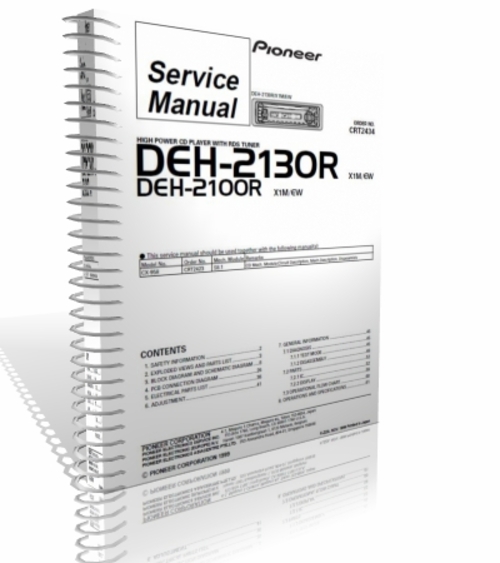 Product picture Pioneer DEH-213OR Service Manual