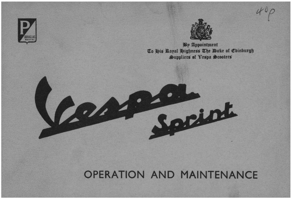 Product picture Douglas Vespa Sprint Operation and Maintenance Manual