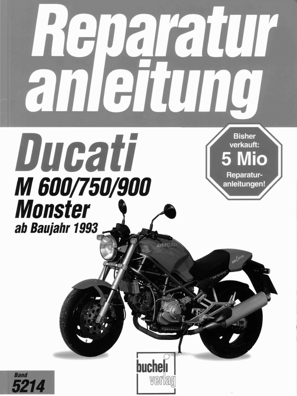 Product picture Ducati M 600/750/900 Monster Reparatur anleitung 1993
